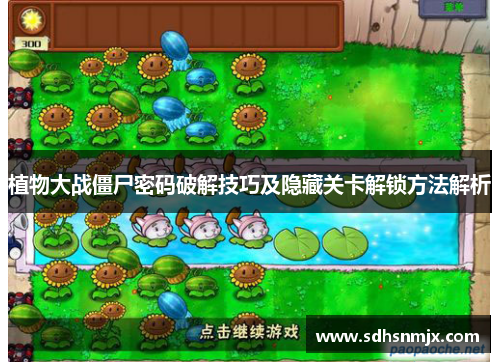 植物大战僵尸密码破解技巧及隐藏关卡解锁方法解析 植物大战僵尸密码破解技巧及隐藏关卡解锁方法解析