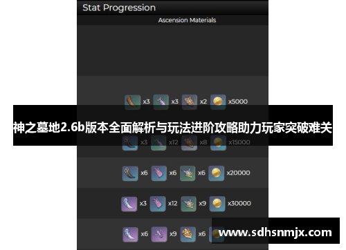 神之墓地2.6b版本全面解析与玩法进阶攻略助力玩家突破难关